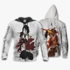 Yoriichi Tsugikuni Zip Hoodie Kimetsu Custom Anime