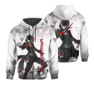 Persona Joker Custom Gaming Zip Hoodie