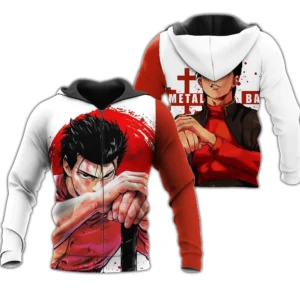 Metal Bat Zip Zip Hoodie OPM Anime Costume