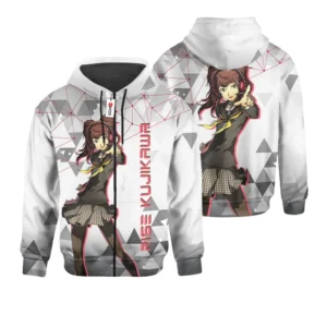 Persona Rise Kujikawa Custom Gaming Zip Hoodie