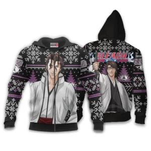 Sosuke AizenZip Hoodie Custom Anime BL Xmas Gifts