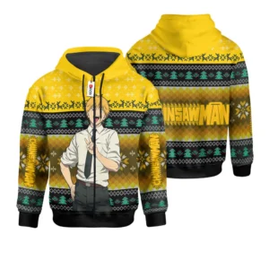 Chainsaw Man DenjiZip Hoodie Custom For Anime Fans