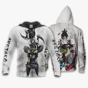 Gyutaro Zip Hoodie Kimetsu Custom Anime
