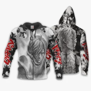Serpico Zip Hoodie Berserk Custom Anime