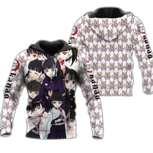 Kanao Tsuyuri Zip Zip Hoodie Demon Slayers Fan Gift Idea