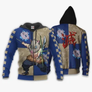 Inosuke Zip Hoodie Anime