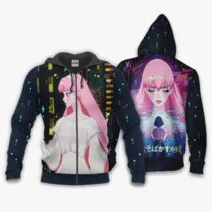 Naitou Suzu Belle Zip Hoodie Custom Ryuu to Sobakasu no Hime Anime