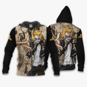 Denki Kaminari Zip Hoodie Custom Anime