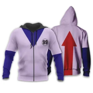 Killua Costume Anime Zip Hoodie