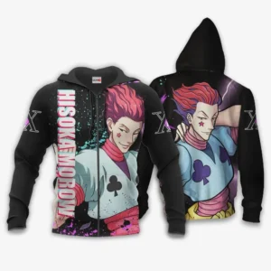 Hisoka Zip Hoodie Custom Anime Zip Hoodie