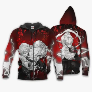 Zenitsu Zip Hoodie Custom Anime Japan Art