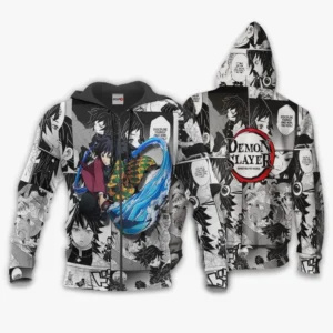 Anime Mix Manga Zip Hoodie Giyu Tomioka