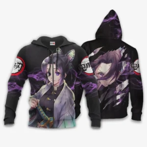 Shinobu Kocho Zip Hoodie Custom Animes
