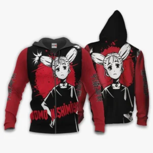 Momo Nishimiya Zip Hoodie Custom Anime Monochrome