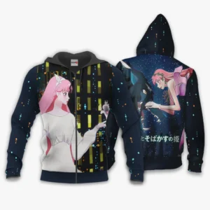 Ryuu to Sobakasu no Hime Naitou Suzu Belle Zip Hoodie Custom Anime