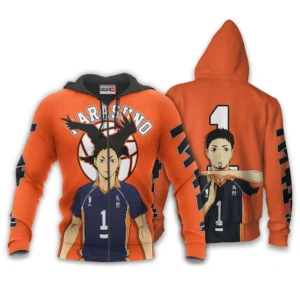 Daichi Sawamura Zip Hoodie Custom Haikyuu Anime