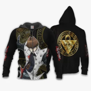 Seto Kaiba Zip Hoodie Custom Yu-Gi-Oh Anime