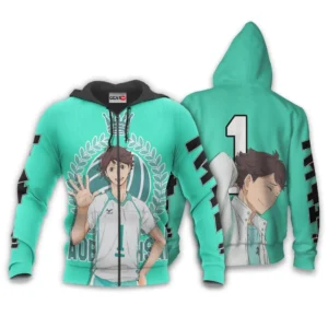 Tooru Oikawa Zip Hoodie Custom Haikyuu Anime