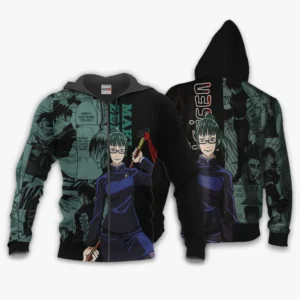Maki Zenin Zip Hoodie Custom Anime