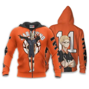 Kei Tsukishima Zip Hoodie Custom Haikyuu Anime