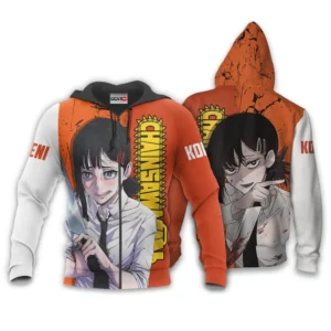 Kobeni Higashiyama Zip Hoodie Custom Chainsaw Man Anime