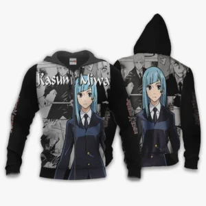 Kasumi Miwa Zip Hoodie Custom Anime