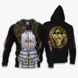 Ryou Bakura Zip Hoodie Custom Yu-Gi-Oh Anime