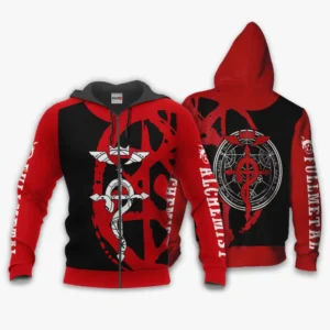 Fullmetal Alchemist Symbols Zip Hoodie Custom Anime