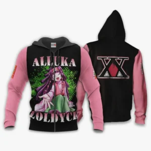 Alluka Zoldyck Zip Hoodie Custom Anime Hunter x Hunter