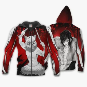 Inosuke Zip Hoodie Custom Anime Japan Art
