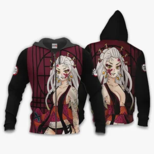 Daki Zip Hoodie Custom Kimetsu Anime