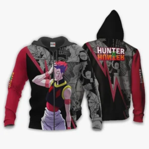 Hisoka Zip Hoodie Custom Anime
