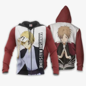 Takashi Natsume Zip Hoodie Natsume Yuujinchou Anime
