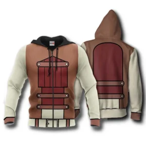 Code Geass Kalen Kozuki Uniform Costume Zip Hoodie Anime