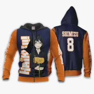 Karasuno Kiyoko Shimizu Zip Hoodie Haikyuu Anime