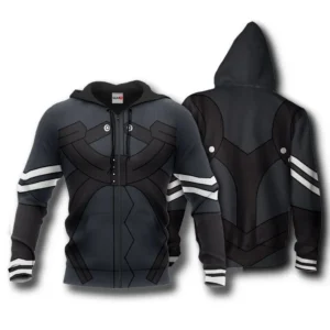 Ken Kaneki Uniform Costume Costume Zip Hoodie Tokyo Ghoul Anime