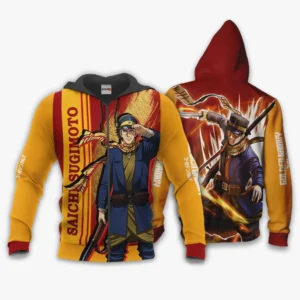 Saichi Sugimoto Zip Hoodie Custom Golden Kamuy Anime