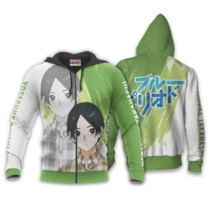Yotasuke Takahashi Zip Hoodie Custom Anime Blue Period