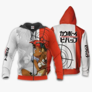 Cowboy Bebop Edward Wong Hau Pepelu Tivrusky IV Zip Hoodie Custom Anime