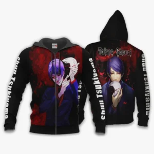 Tokyo Ghoul Shuu Tsukiyama Zip Hoodie Anime