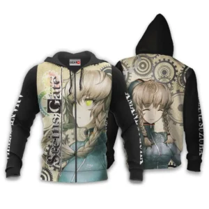 Amane Suzuha Zip Hoodie Custom Steins Gate Anime