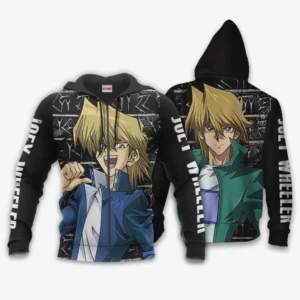 Joey Wheeler Zip Hoodie Custom Yugioh Anime Clothes