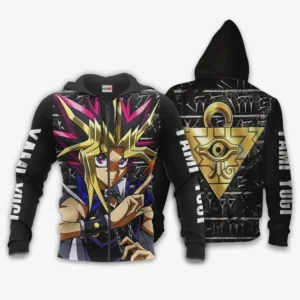 Yami Yugi Zip Hoodie Custom Yugioh Anime Clothes
