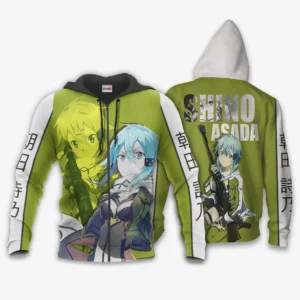 Sword Art Online Shino Asada Anime Zip Hoodies