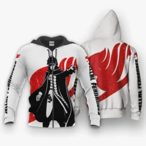 Jellal Fernandes Zip Hoodie Silhouette Animes
