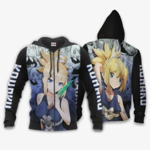 Dr Stone Kohaku Zip Hoodies Anime