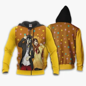 Horimiya Miyamura and Hori Zip Hoodie Anime Valentine Gift Idea