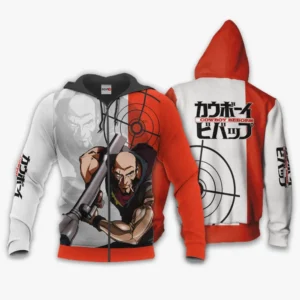 Jet Black Zip Hoodie Custom Anime Cowboy Bebop
