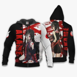Akame Zip Hoodie Custom Anime Akame ga Kill