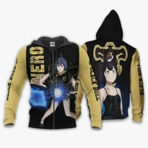 Black Bull Nero Zip Hoodie Black Clover Anime